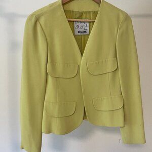 Vintage Moschino Lime Green Blazer, US 8  $125